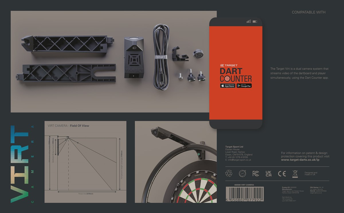 Target Darts Virt Camera