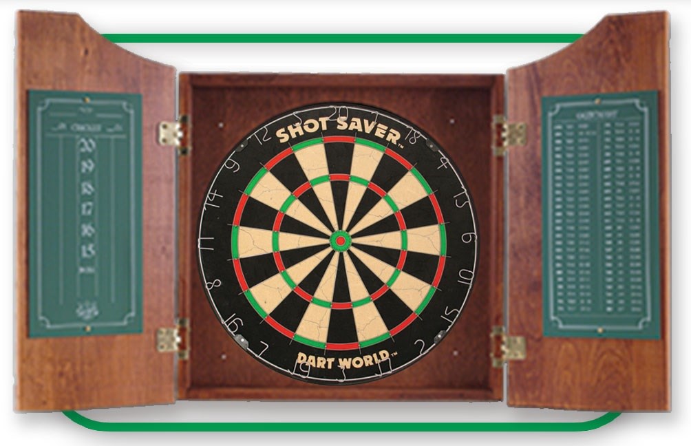 Dart World Bulldog Pine Cabinet