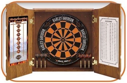Harley Davidson Bar & Shield Dart Set