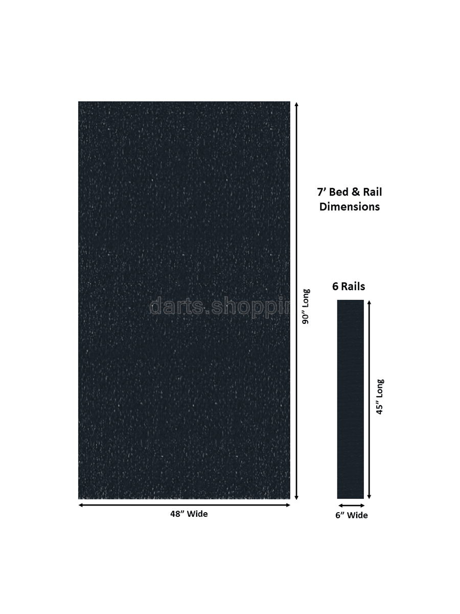 Championship Billiard Fabric Invitational with Teflon 7' Cloth - Black