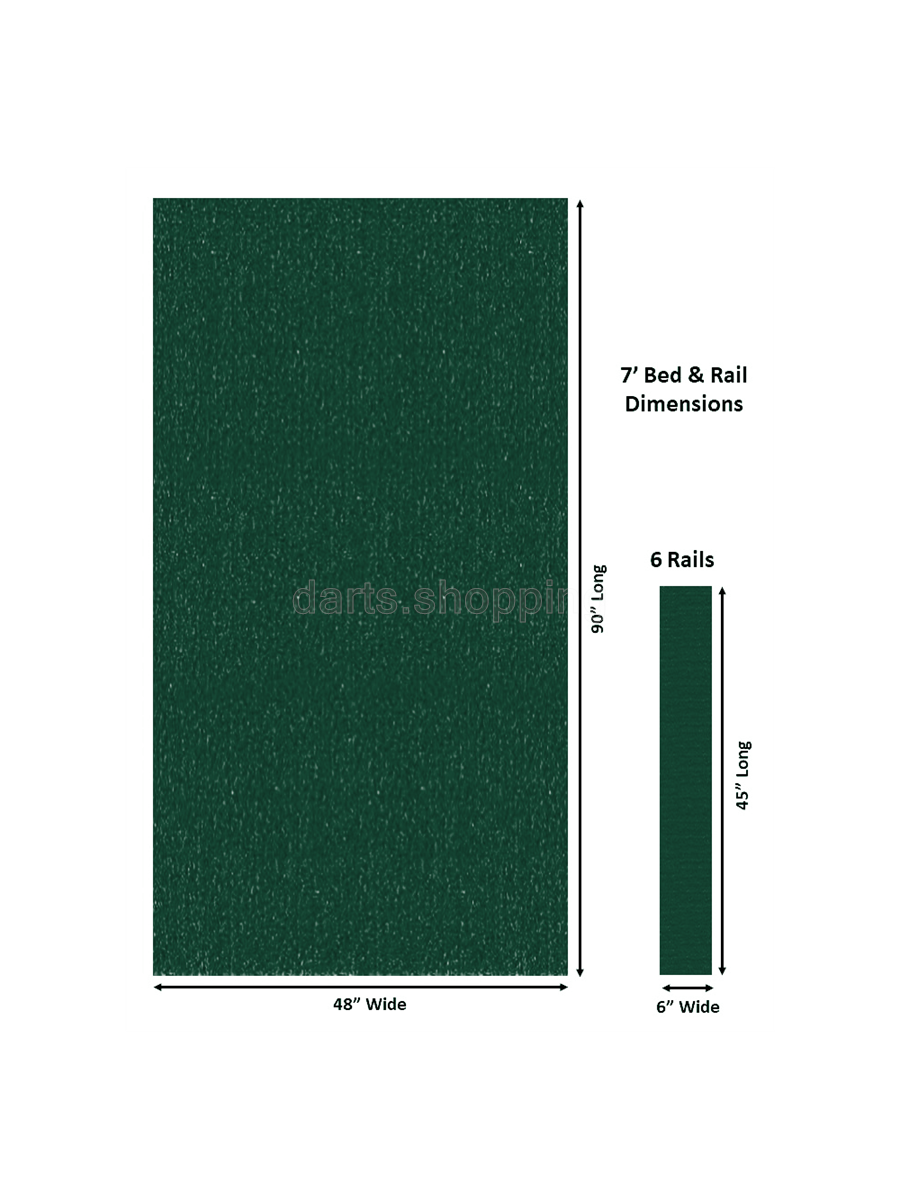 Championship Billiard Fabric Invitational with Teflon 7' Cloth - Bottle Green