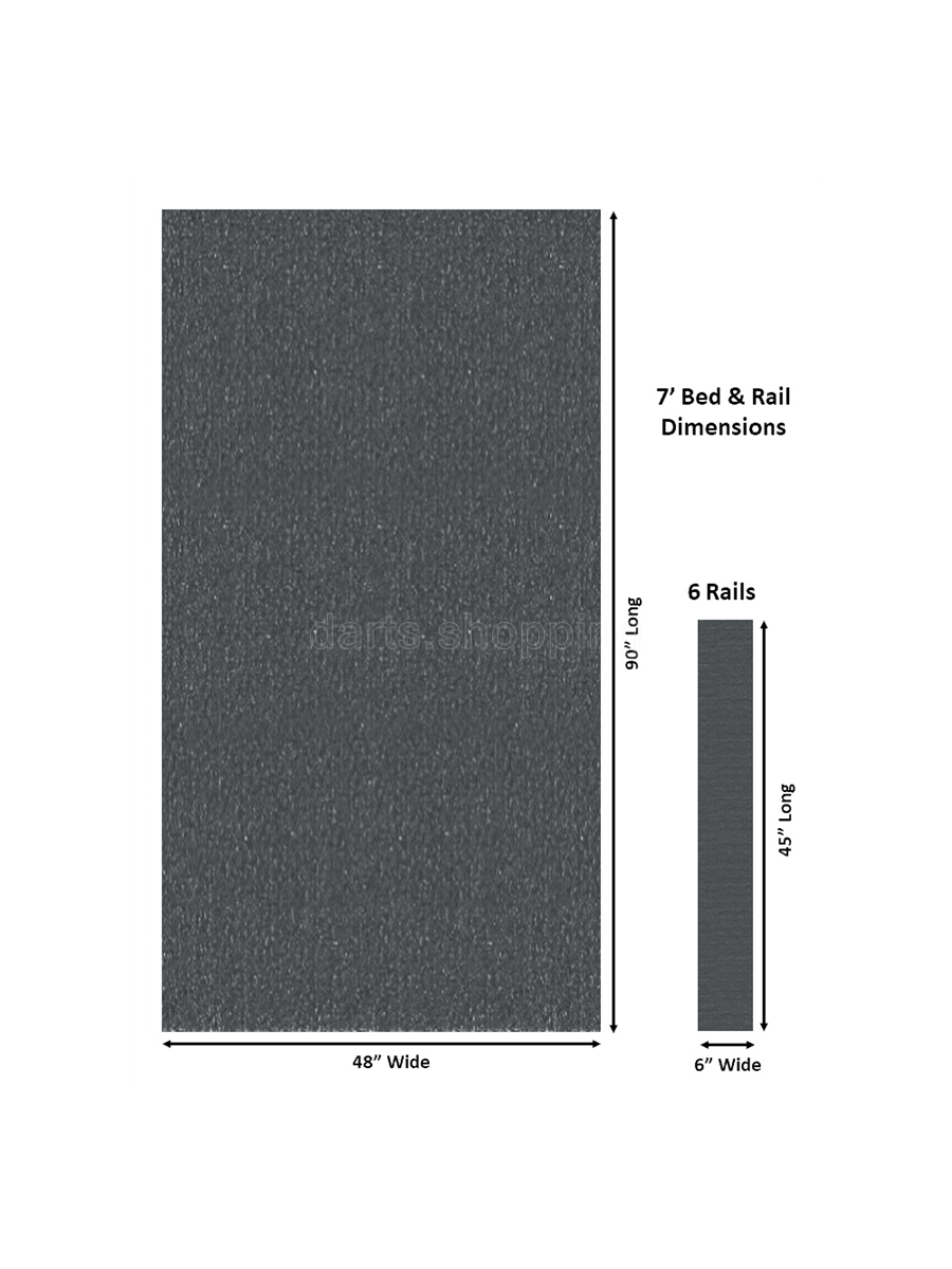 Championship Billiard Fabric Invitational with Teflon 7' Cloth - Charcoal