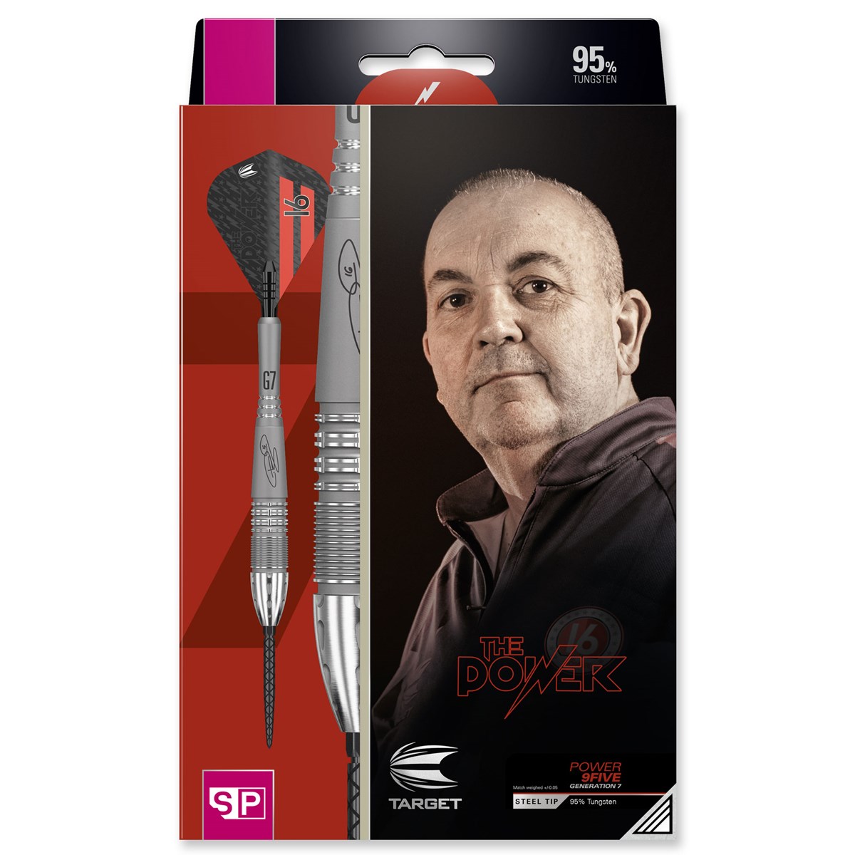 Target Darts Phil Taylor Power 9Five G7 95% Tungsten 22 grams