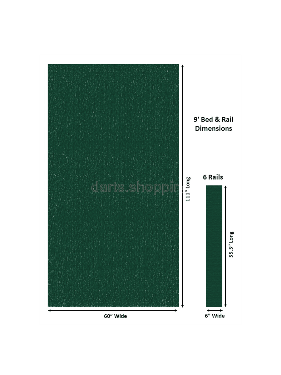 Championship Billiard Fabric Tour Edition 9' Cloth - Bottle Green