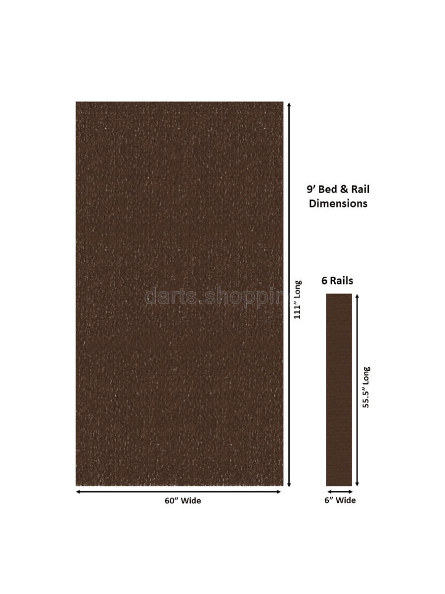Championship Billiard Fabric Invitational with Teflon 9' Cloth - Brown