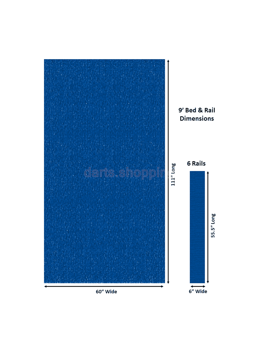Championship Billiard Fabric Tour Edition 9' Cloth - Euro Blue