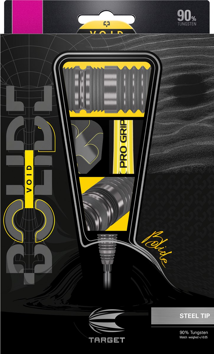 Target Darts Bolide Void 02 90% Tungsten SP Steel Tip Darts 22 grams