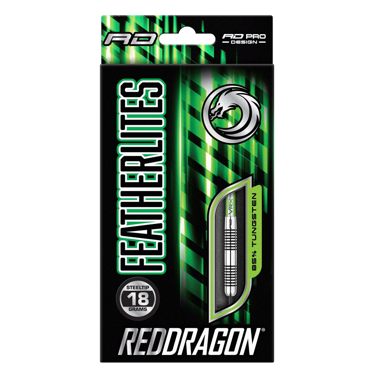 Red Dragon Featherlite 7 85% Tungsten Steel Tip Darts (18 grams)