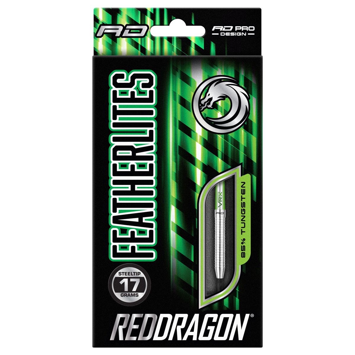 Red Dragon Featherlite 2 85% Tungsten Steel Tip Darts (17 grams)