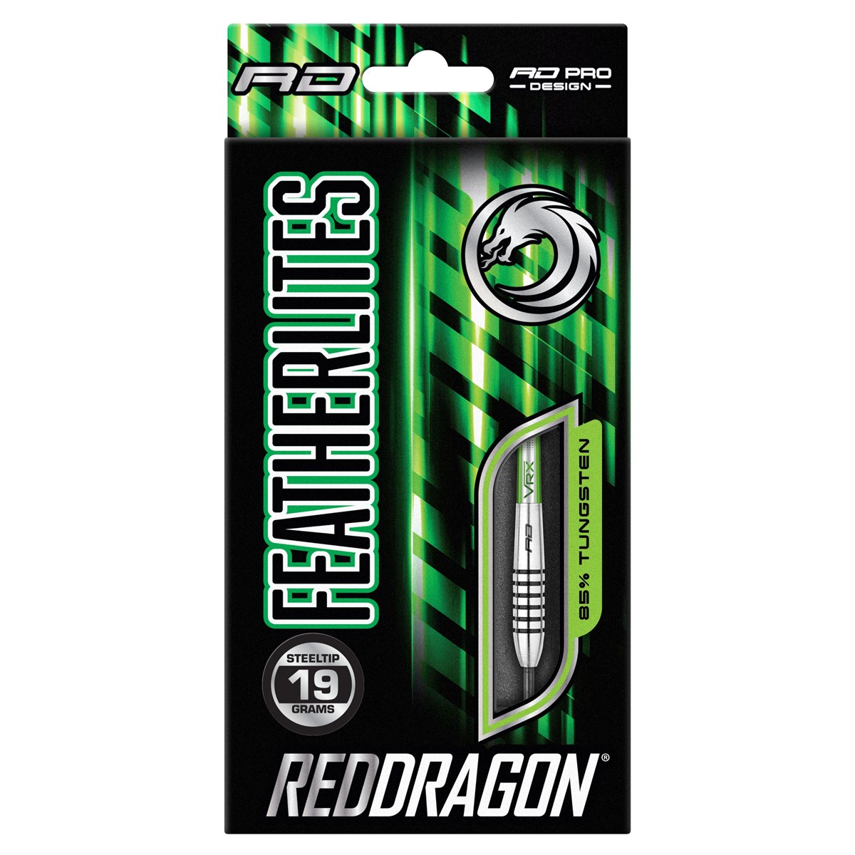 Red Dragon Featherlite 9 85% Tungsten Steel Tip Darts (19 grams)