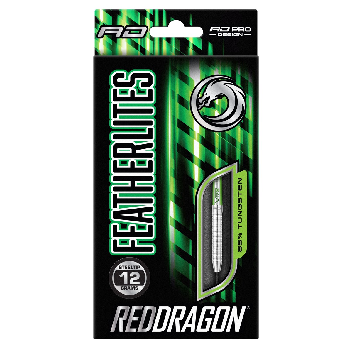 Red Dragon Featherlite 2 85% Tungsten Steel Tip Darts (12 grams)