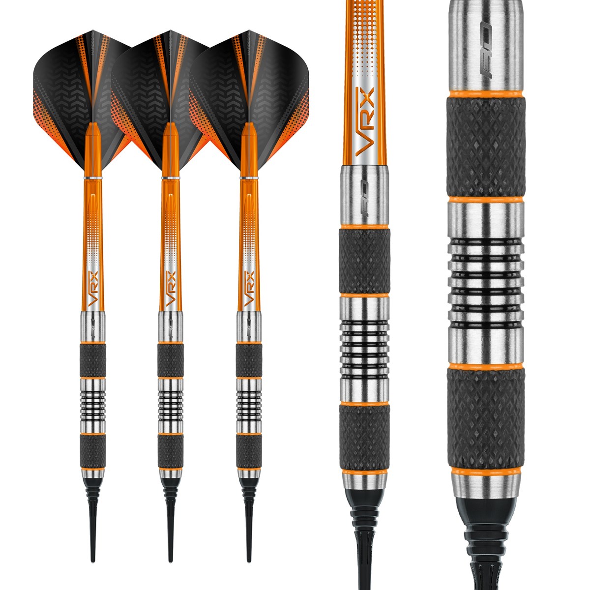 Red Dragon Amberjack 1 90% Tungsten Soft Tip Darts (16 grams)