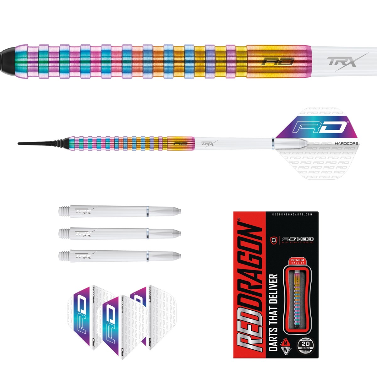 Red Dragon Javelin Spectron 85% Tungsten Soft Tip Darts (18 grams)