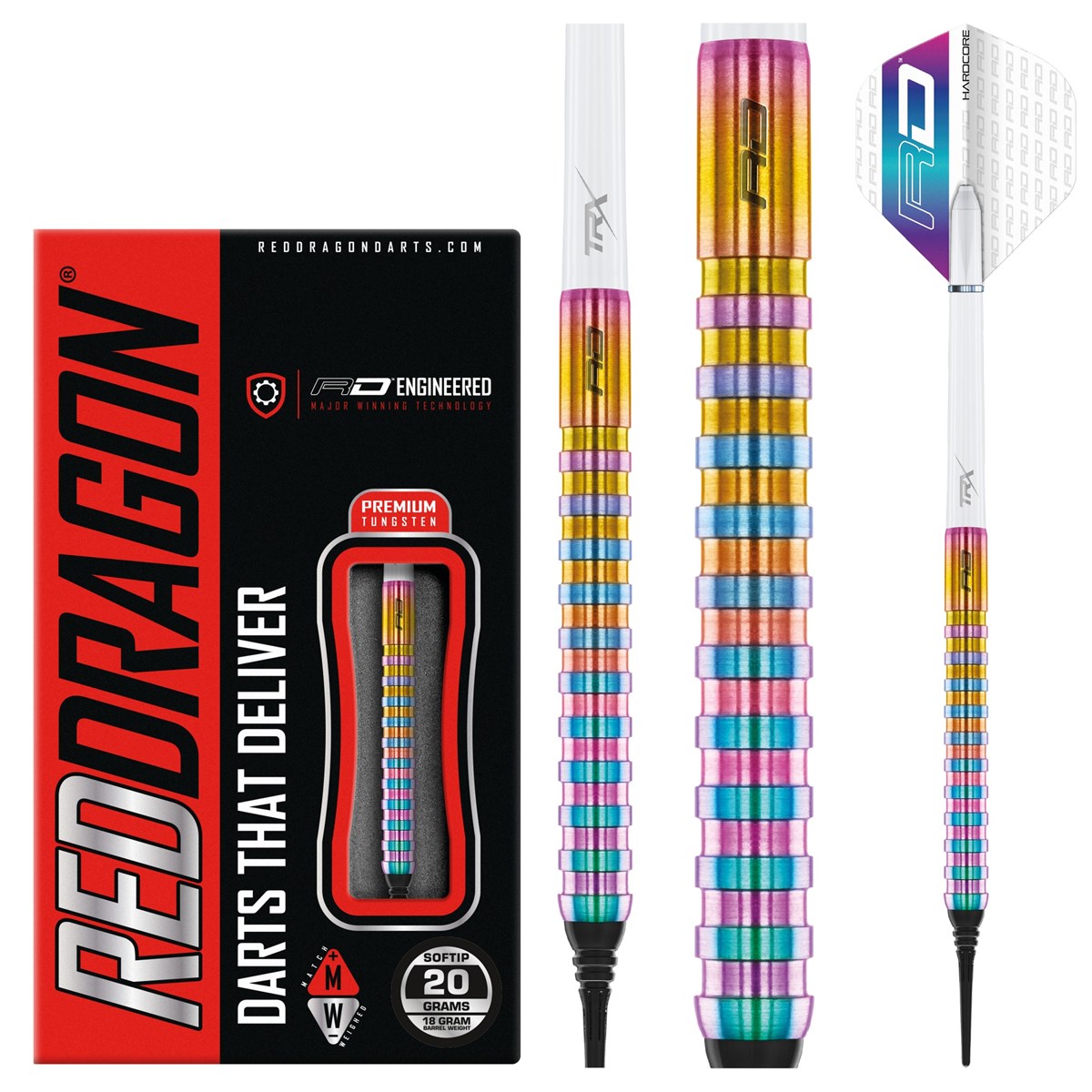 Red Dragon Javelin Spectron 85% Tungsten Soft Tip Darts (18 grams)