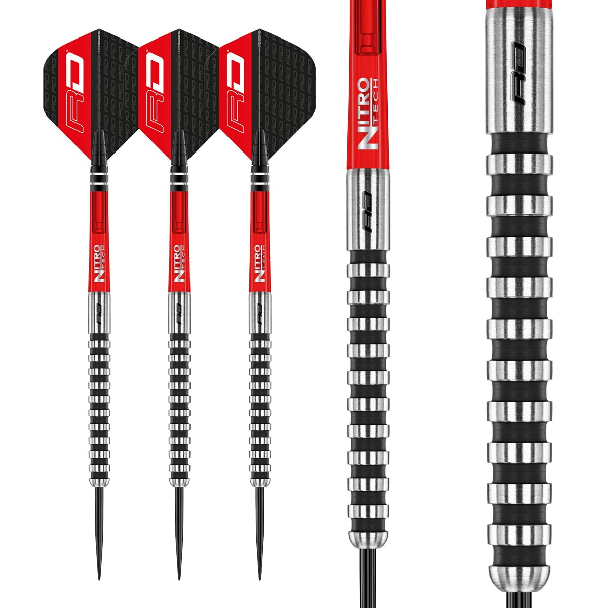 Red Dragon Javelin Black 85% Tungsten Steel Tip Darts (26 grams)