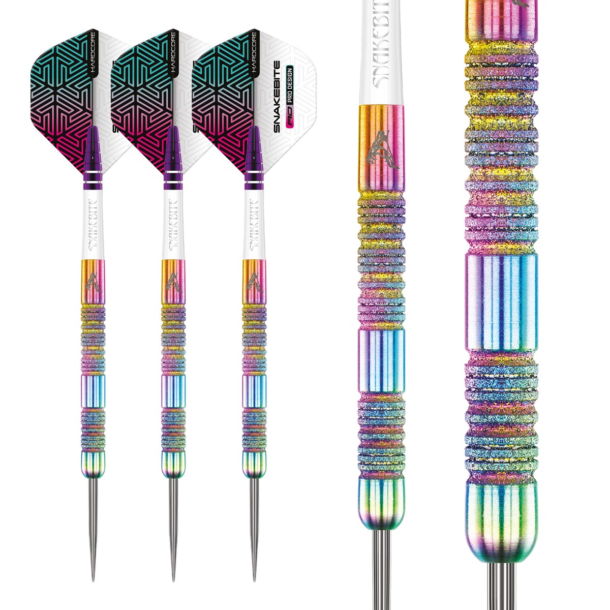 Red Dragon Peter Wright Diamond Fusion Spectron SE 90% Tungsten Steel Tip Darts (21 grams)