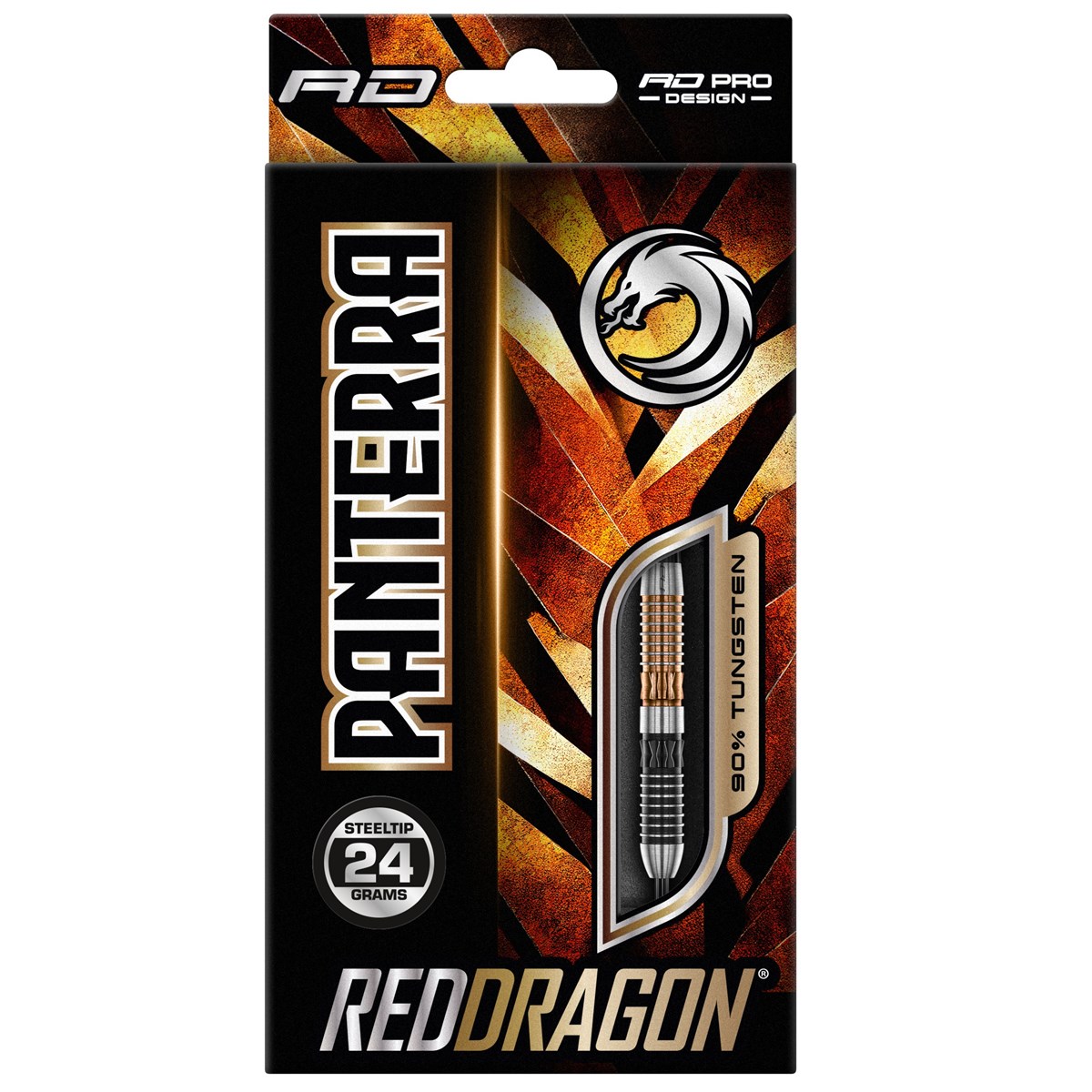 Red Dragon Panterra 90% Tungsten Steel Tip Darts (24 grams)