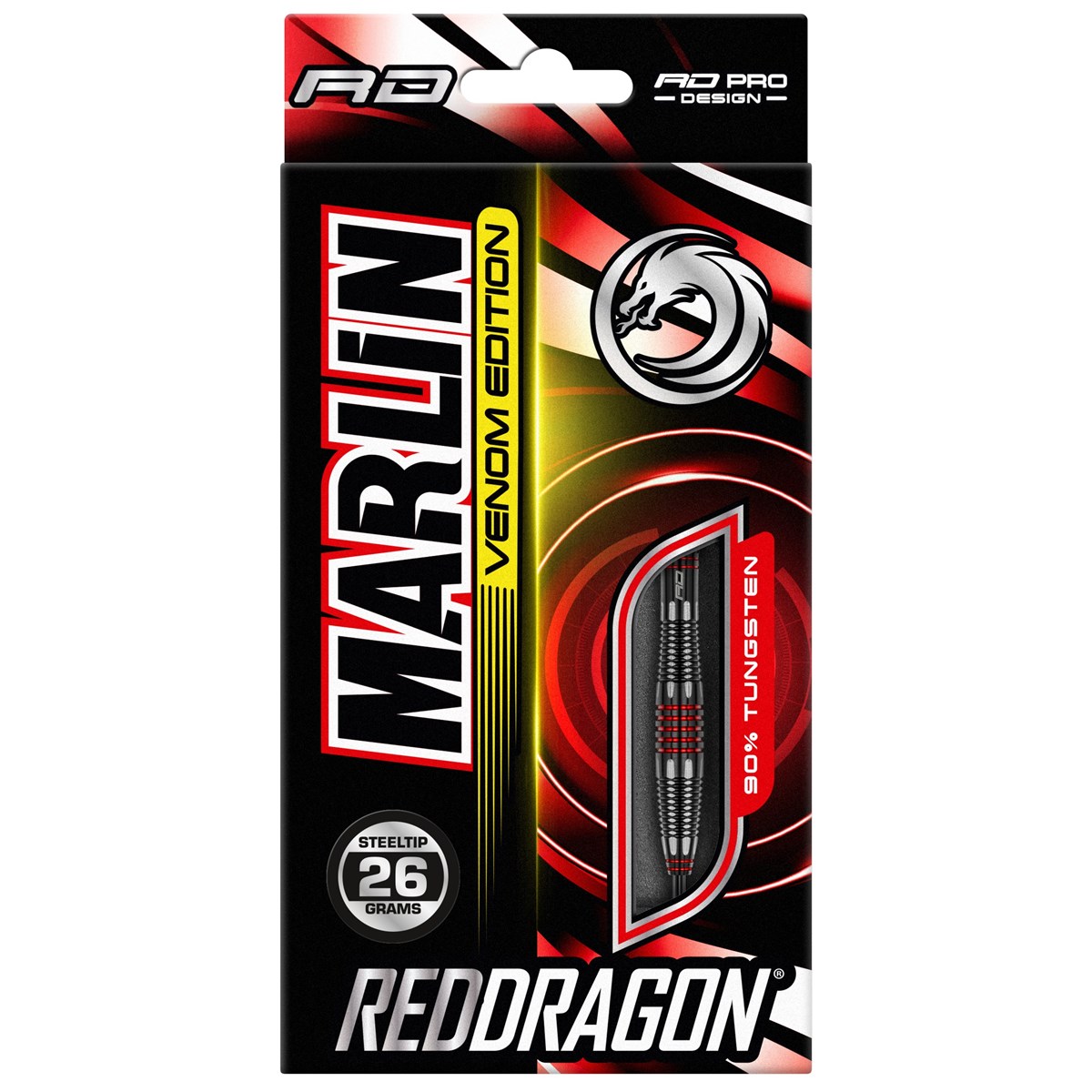 Red Dragon Marlin Venom 90% Tungsten Steel Tip Darts (26 grams)