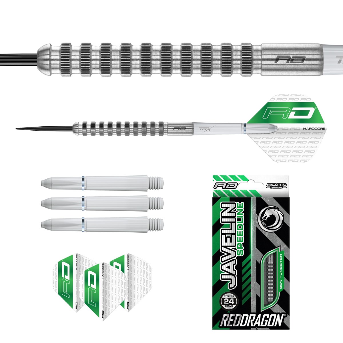 Red Dragon Javelin Speedline 85% Tungsten Steel Tip Darts (24 grams)