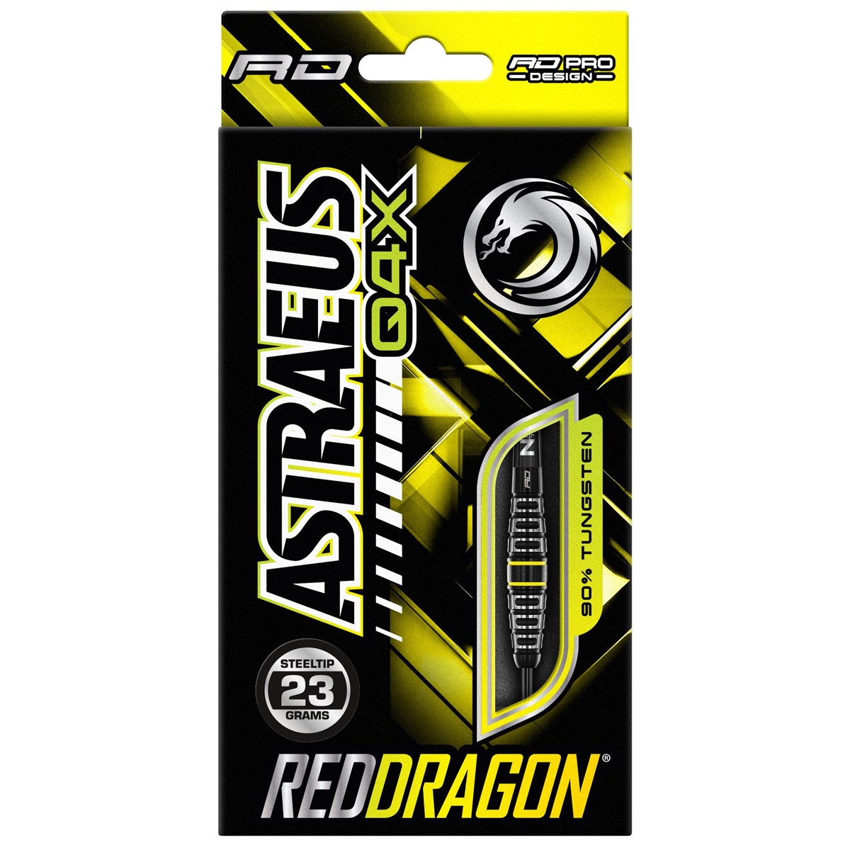 Red Dragon Astraeus Q4X Torpedo 90% Tungsten Steel Tip Darts (23 grams)