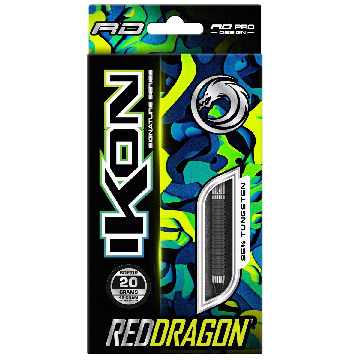 Red Dragon Ikon 1.4 85% Tungsten Soft Tip Darts (18 grams)