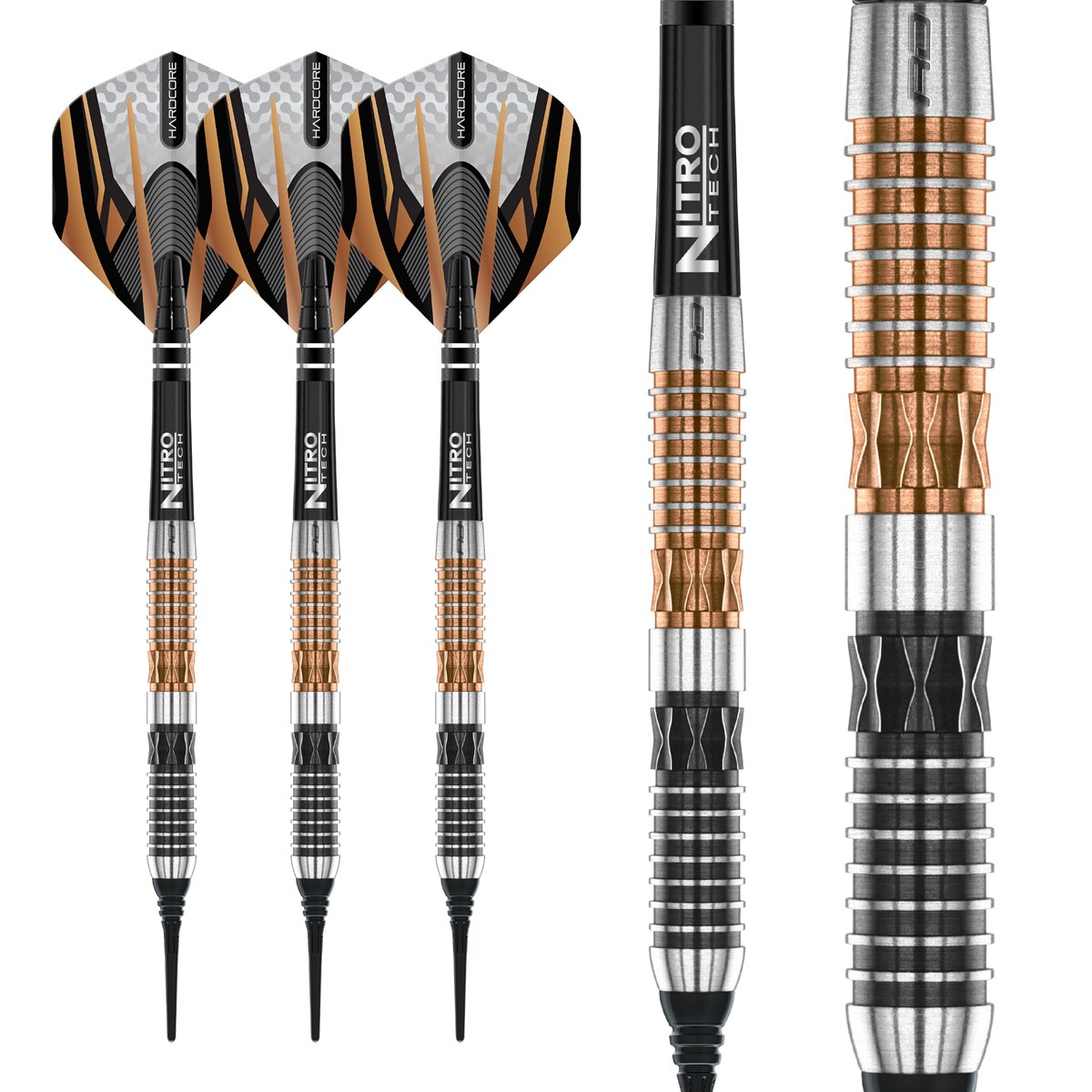 Red Dragon Panterra 90% Tungsten Soft Tip Darts (18 grams)