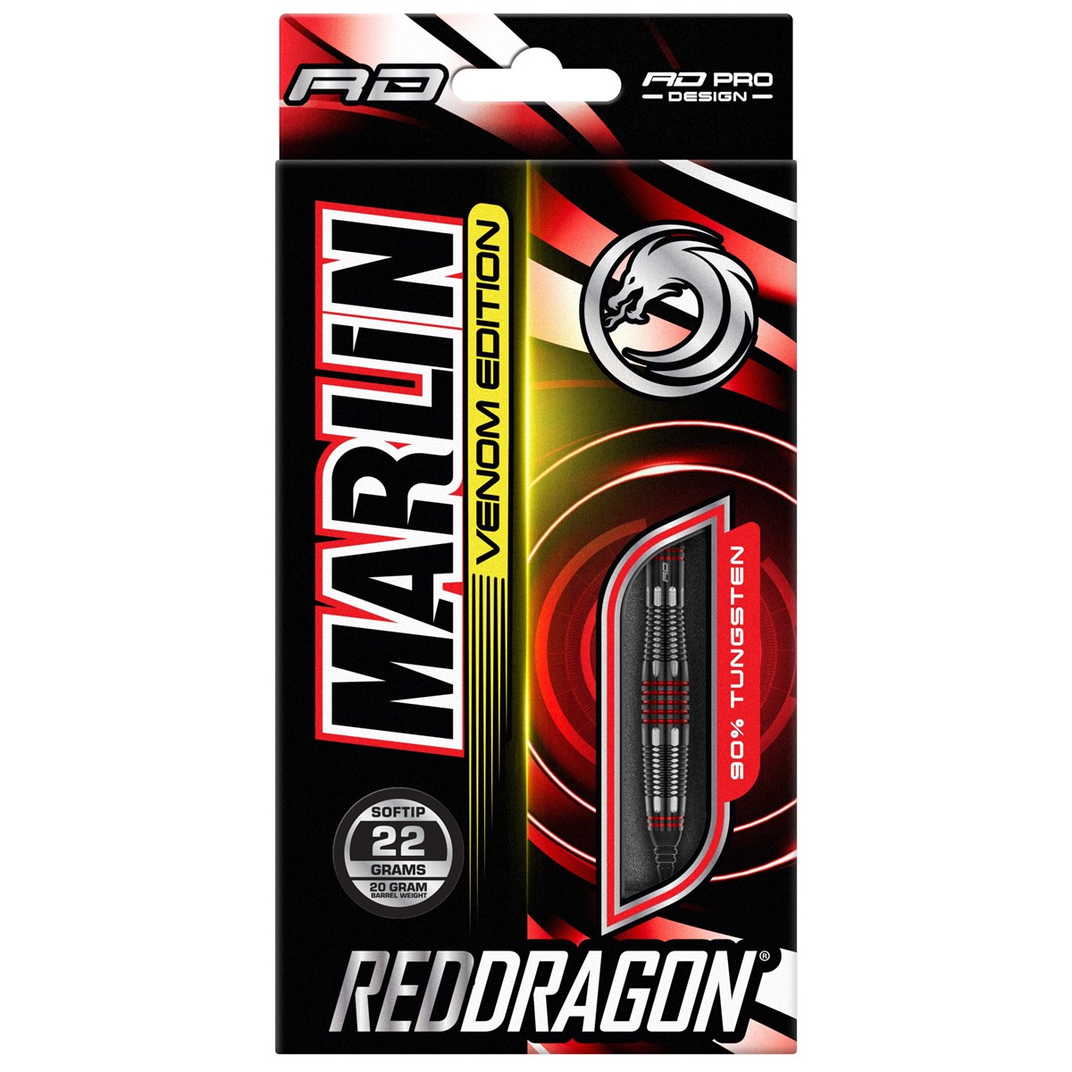 Red Dragon Marlin Venom 90% Tungsten Soft Tip Darts (18 grams)