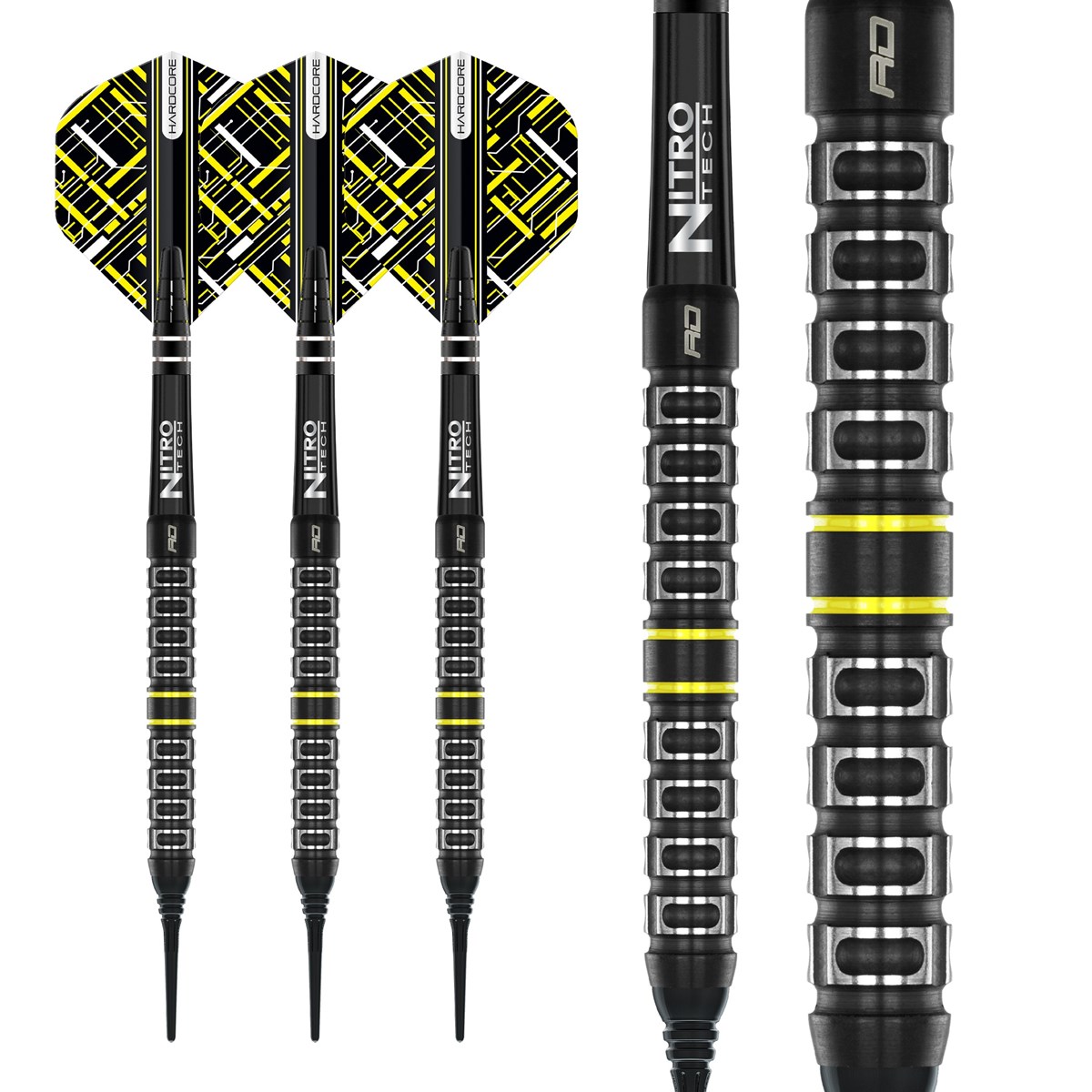 Red Dragon Astraeus Q4X Parallel 90% Tungsten Soft Tip Darts (18 grams)