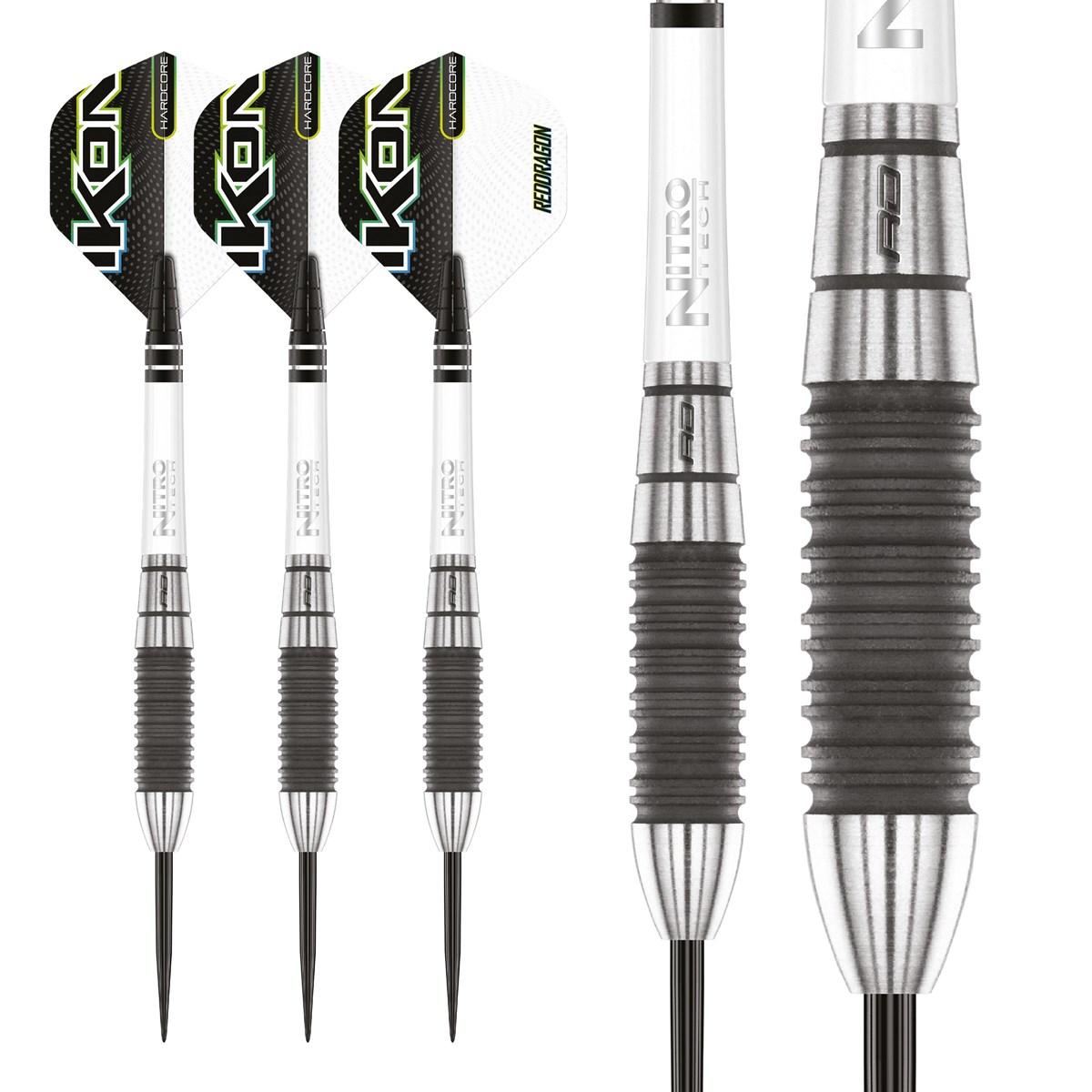 Red Dragon Ikon 1.2 85% Tungsten Steel Tip Darts (24 grams)