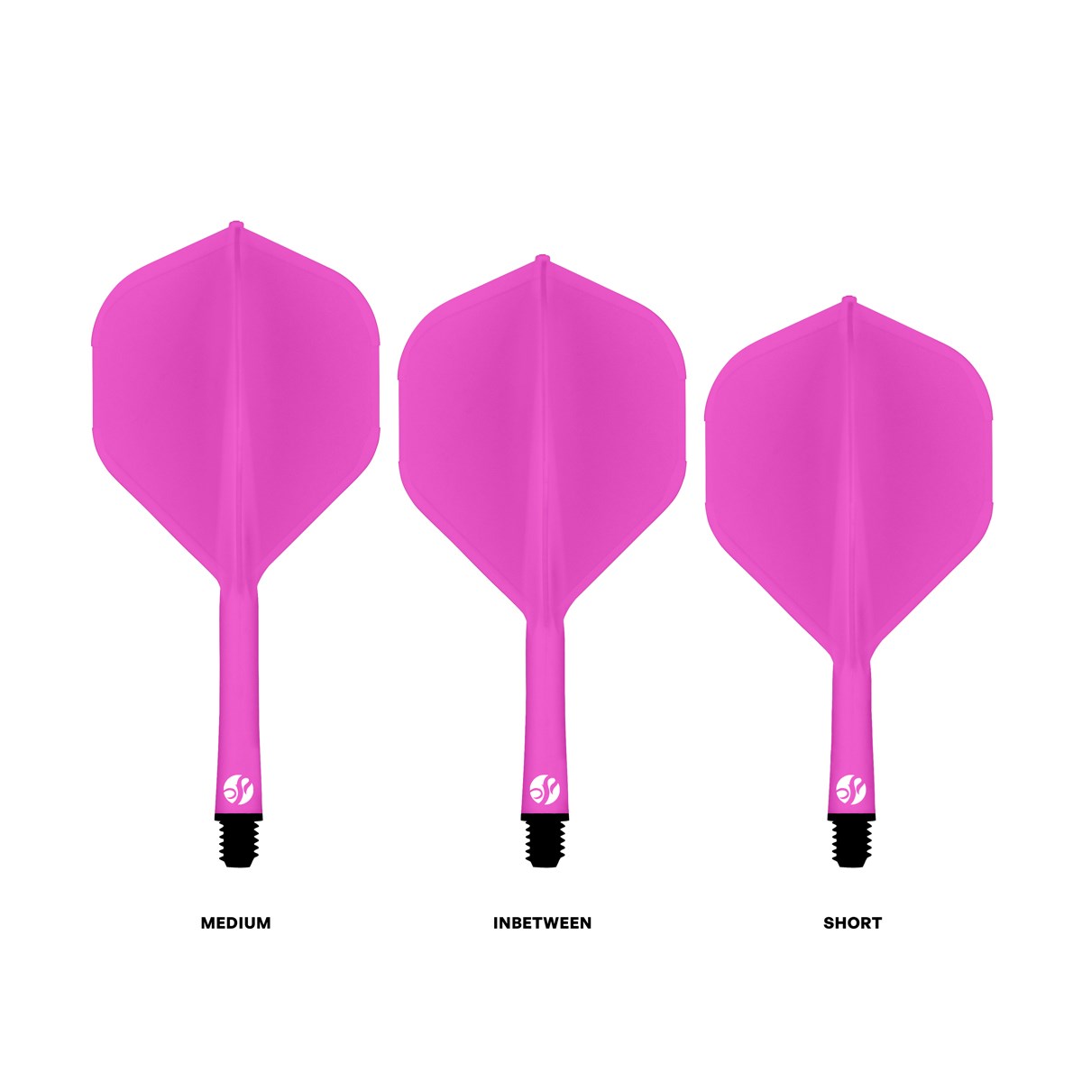 Shot Flight Deck Flight / Shaft Combo - Standard / Short Shaft - Pink