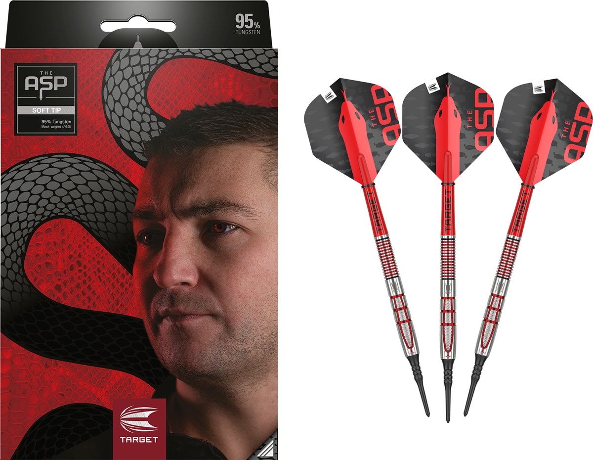 Target Darts Aspinall G2 95% Tungsten Soft Tip Darts 18 grams