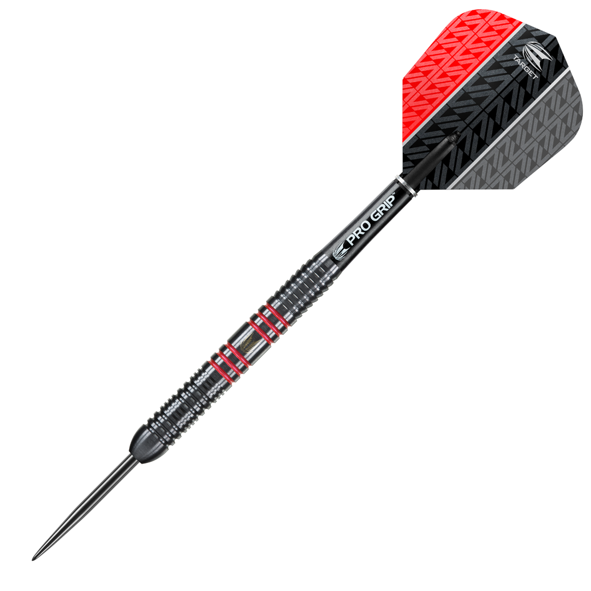 Target Darts Vapor8 Black/Red Steel 80% Tungsten 25 grams