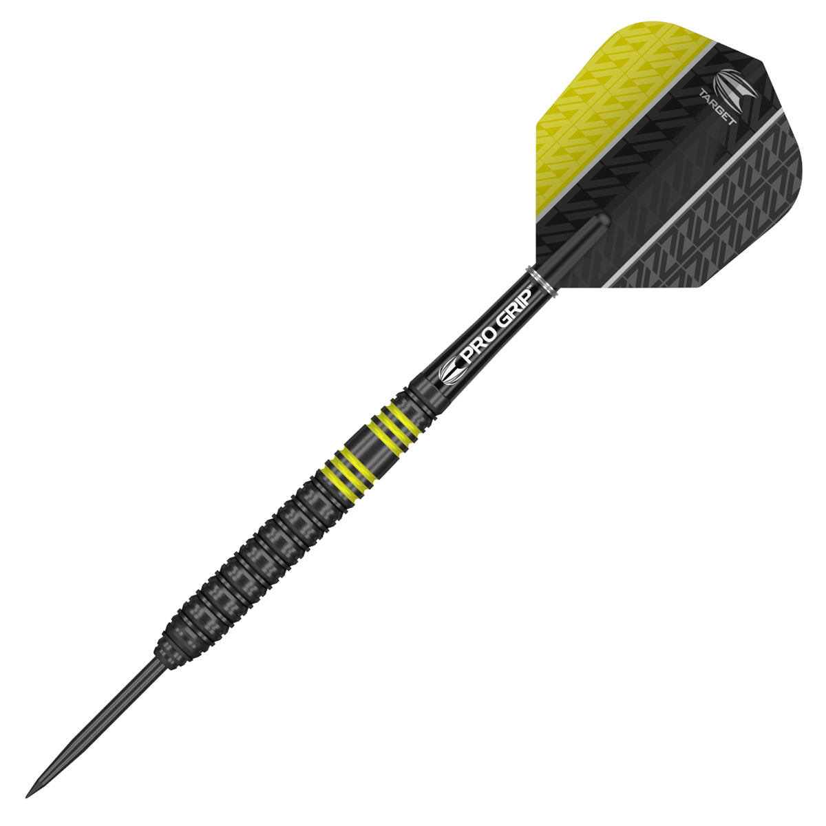 Target Darts Vapor8 Black/Yellow Steel 80% Tungsten 22 grams