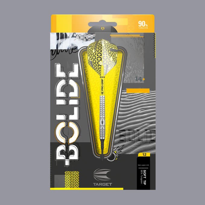 Target Darts Bolide 12 Soft Tip 90% Tungsten 18 grams