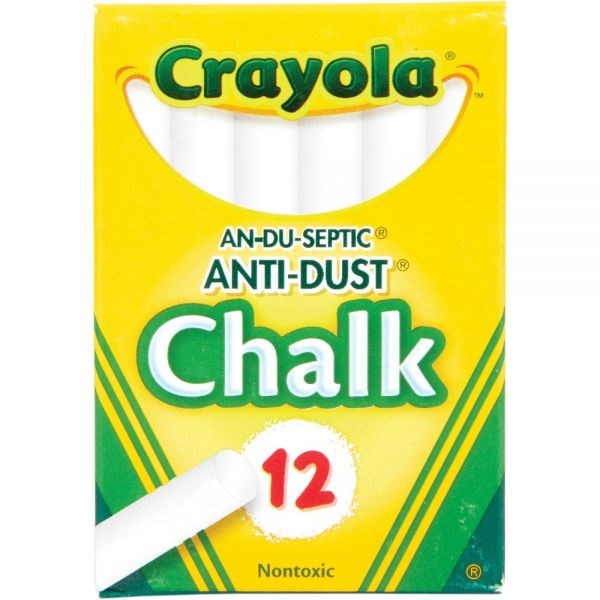 Crayola Nontoxic Anti-Dust Chalk