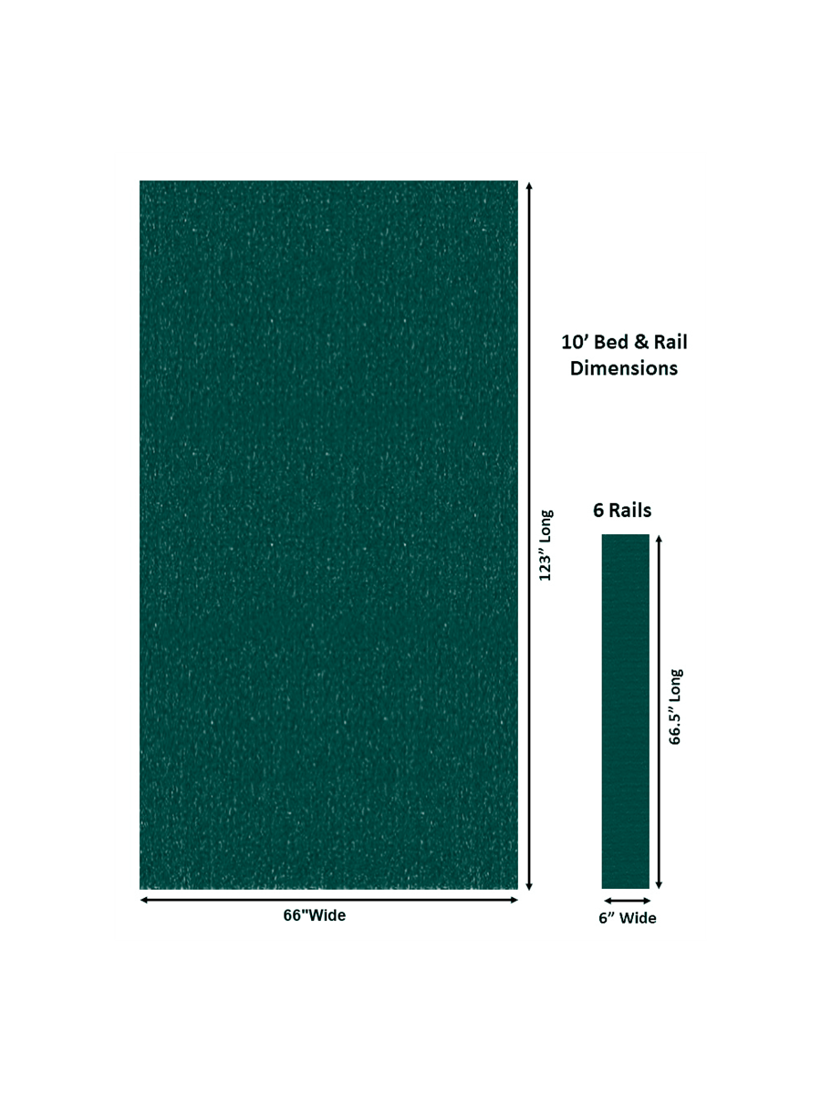 Championship Billiard Fabric Invitational with Teflon 10' Cloth - Dark Green