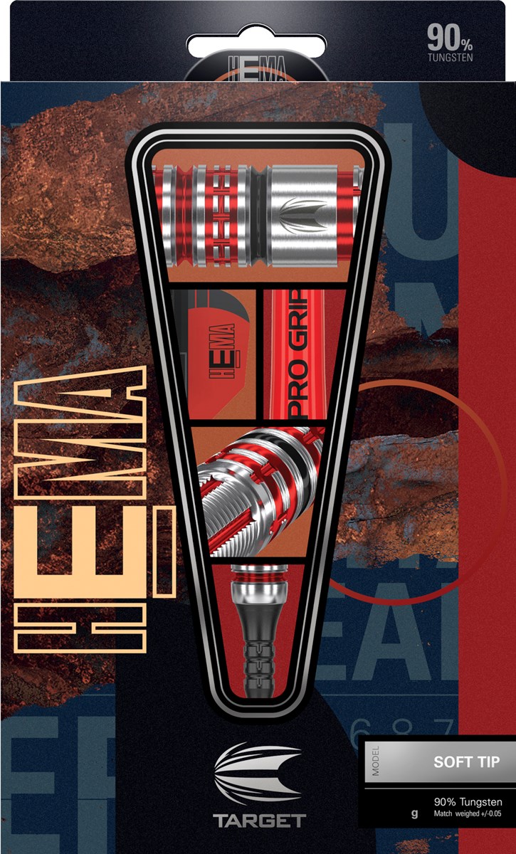 Target Darts Hema 11 90% Soft Tip Darts 19 grams