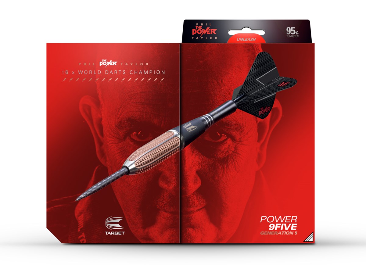 Target Darts Phil Taylor Power 9Five G5 95% Tungsten 24 grams