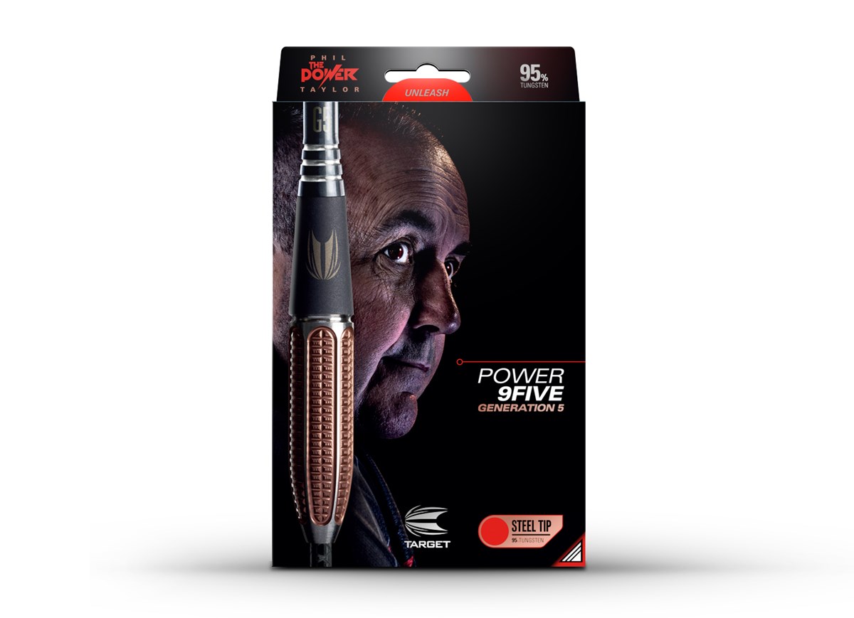 Target Darts Phil Taylor Power 9Five G5 95% Tungsten 24 grams