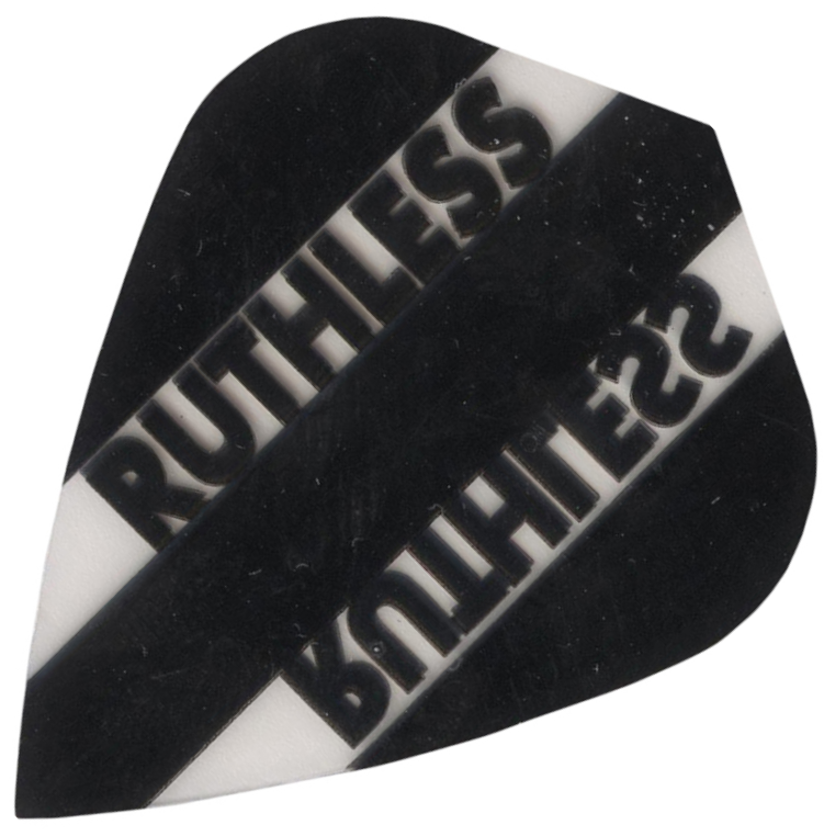 Ruthless Flights - Black and Clear Kite
