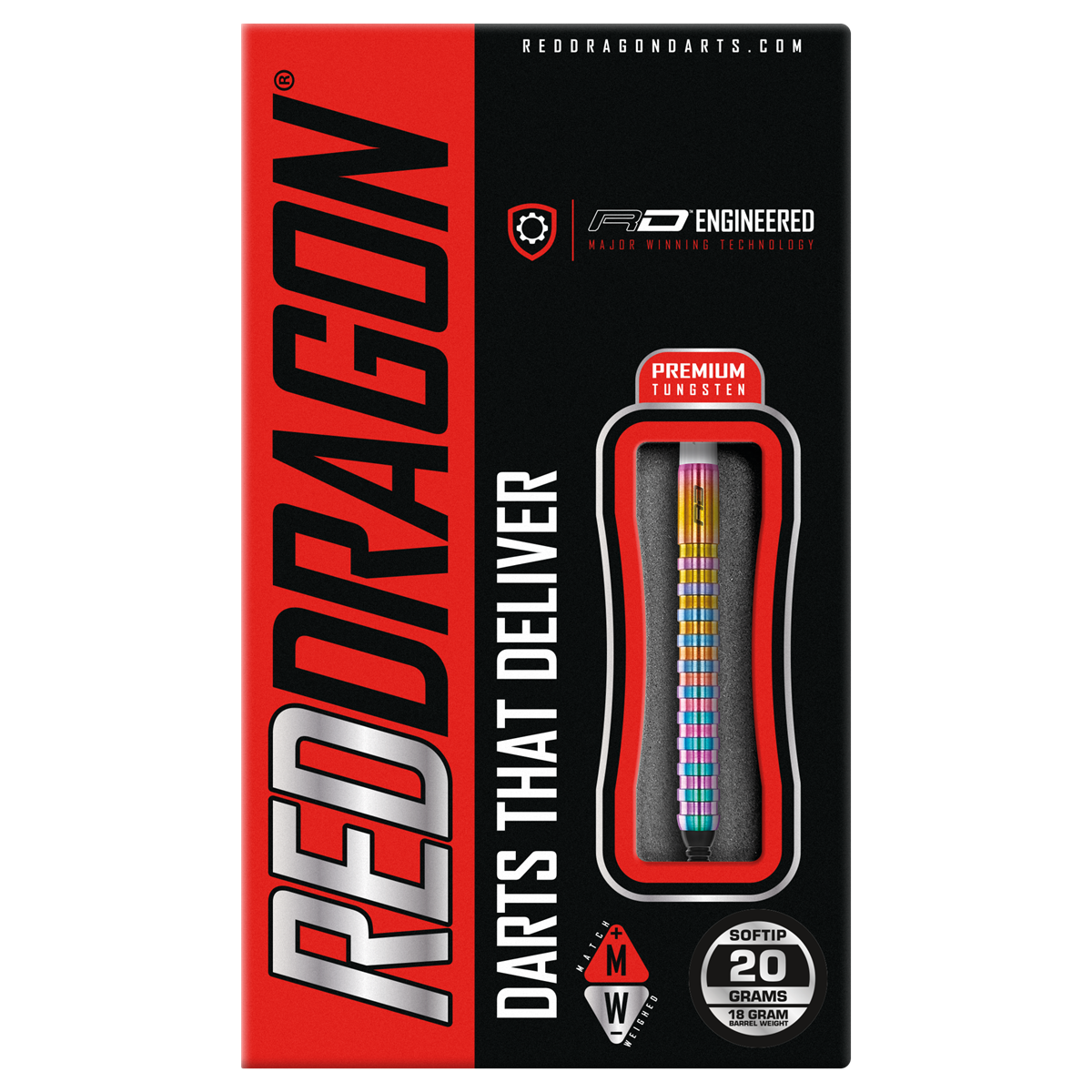 Red Dragon Javelin Spectron 85% Tungsten Soft Tip Darts (18 grams)
