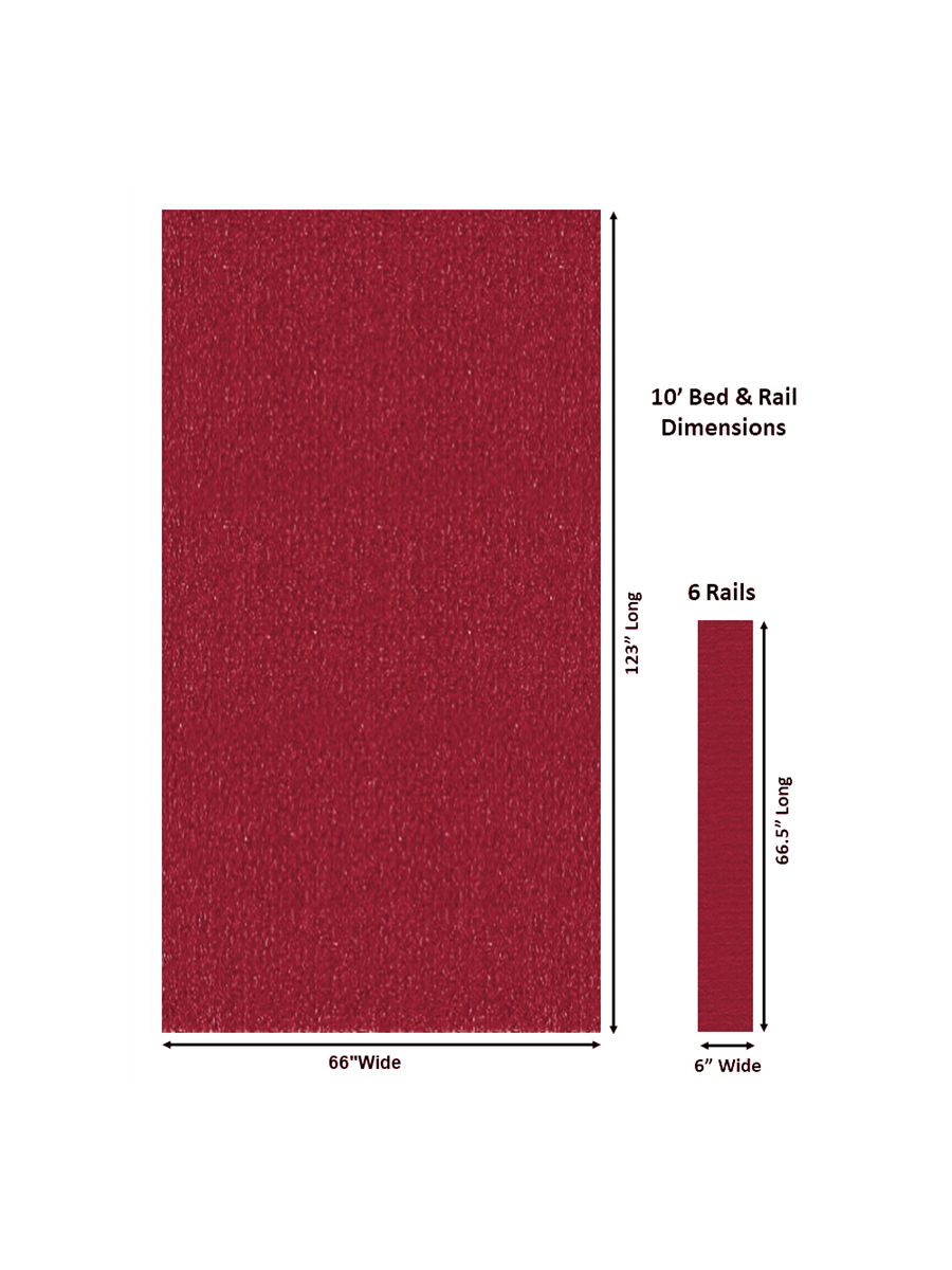 Championship Billiard Fabric Invitational with Teflon 10' Cloth - Red
