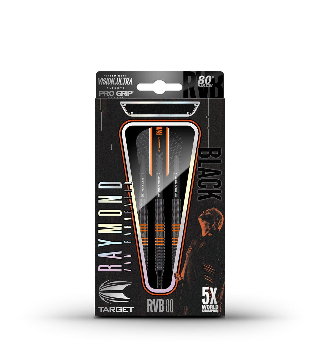 Target Darts Raymond Van Barneveld Black 80% Tungsten 18 grams