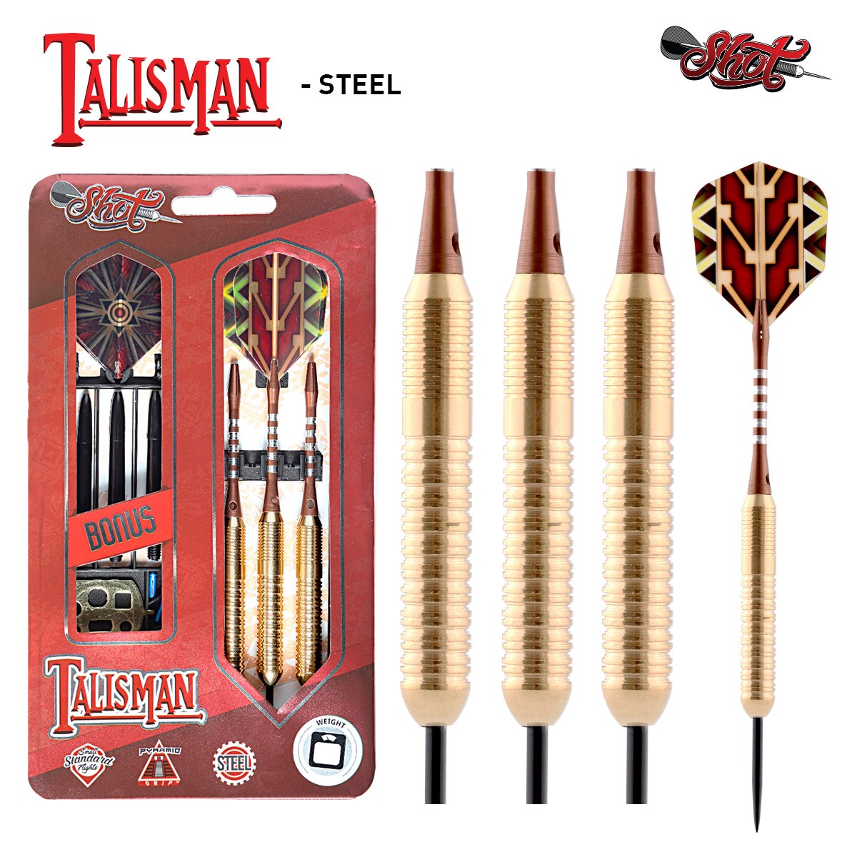 Shot Talisman Brass Barrel Dart 24 grams
