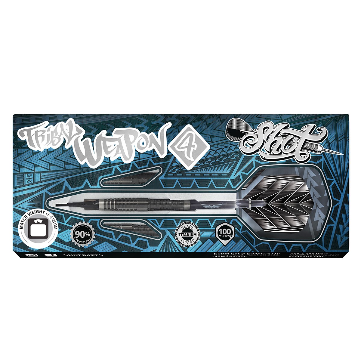 Shot Tribal Weapon 4 Series 90% Tungsten Dart 20 grams