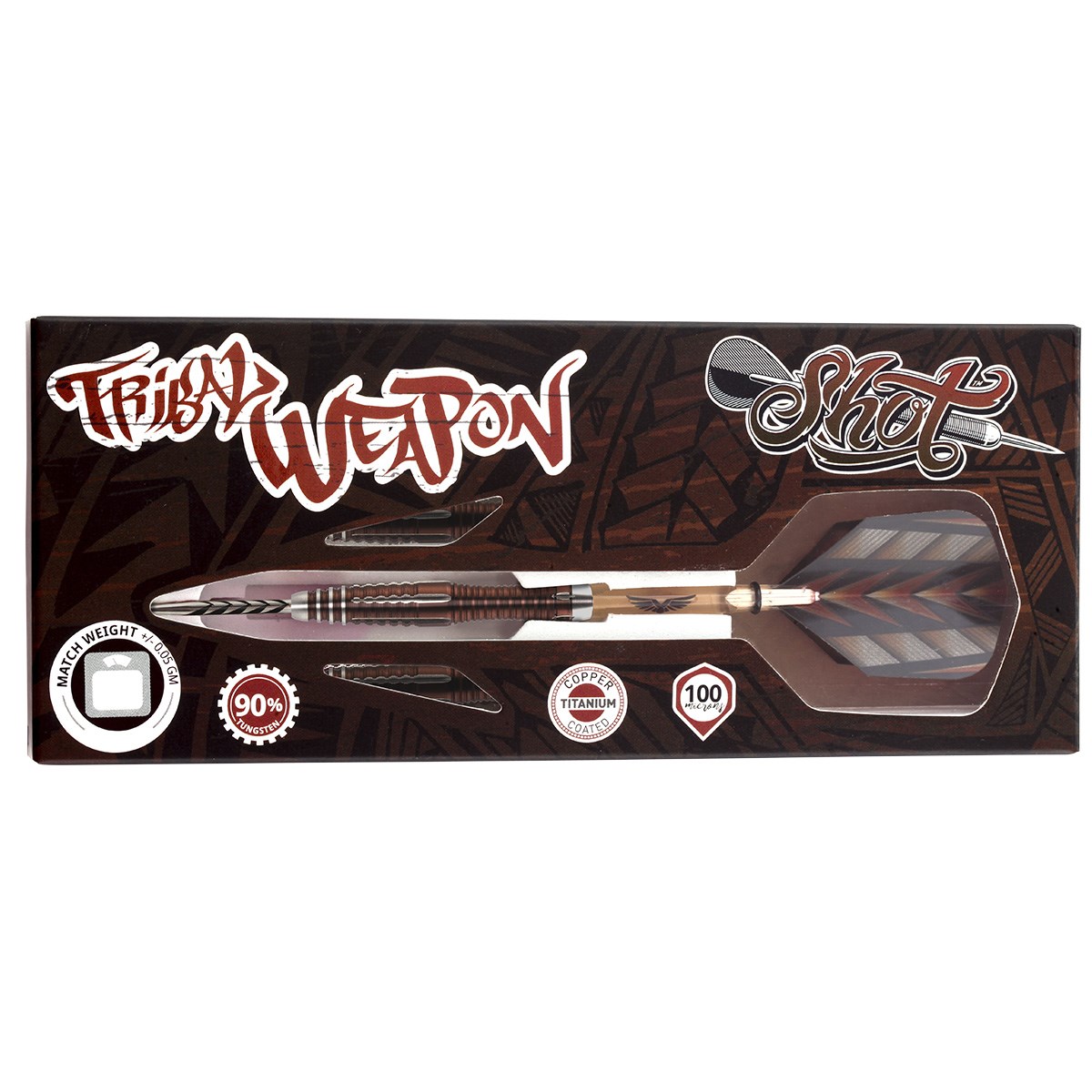 Shot Tribal Weapon 1 Series 90% Tungsten Dart 25 grams