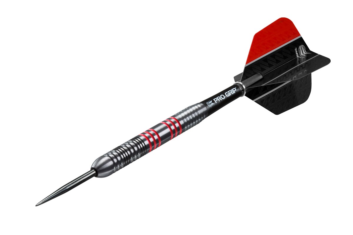 Target Darts Vapor8 Black/Red Steel 80% Tungsten 23 grams