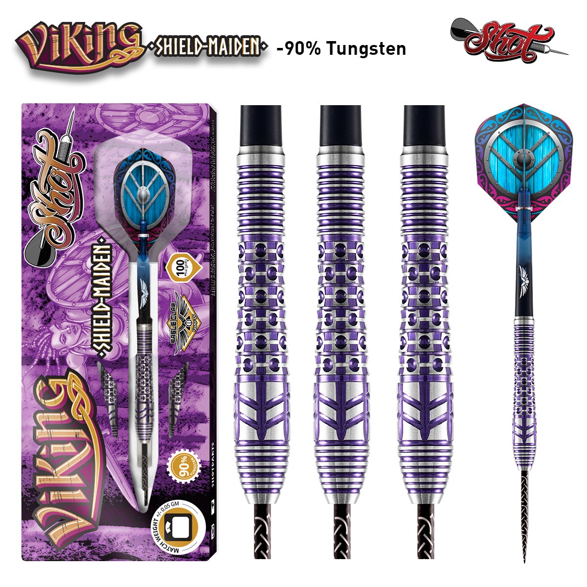 Shot Viking Shield-Maiden 4 Series 90% Tungsten Dart 23 grams